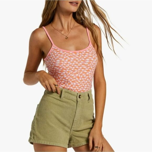 Billabong Little Sister Rib Multicolor Cami NWOT - Picture 1 of 6